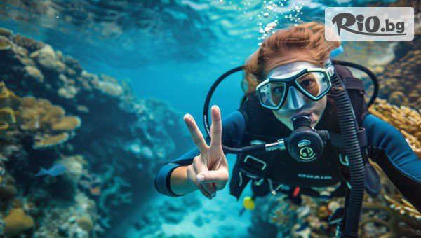 Пробно водолазно гмуркане Scuba Discovery в Созопол - с екипировка, инструктор и видеозаснемане, от Водолазен център Due