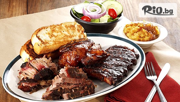 Сет меню за Нова година за до 5 човека! Горещо-пушени меса + гарнитура и салата, от Бистро Закачалката