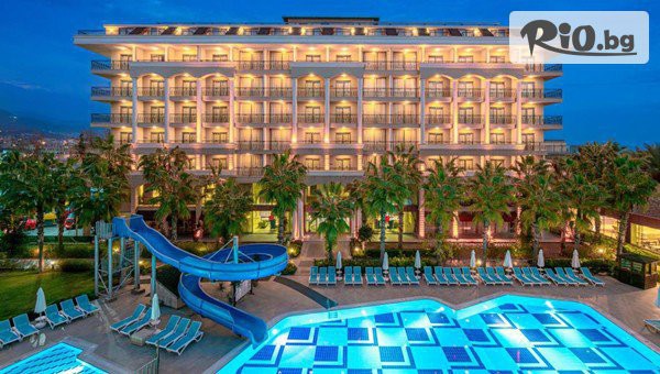 Ранни Записвания за Club Sun Heaven 5* на Първа Линия в Алания! 7 Ultra All Inclusive нощувки + 2 открити басейна и водна пързалка, с полет от София през Септември и Октомври