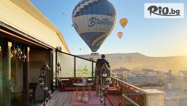 Самолетна екскурзия до Кападокия през Септември и Октомври! 3 или 4 нощувки със закуски в бутиков Olivia Cave Hotel   екскурзия до крепостта Учхисар Калеси и Аванос, от Онекс Тур