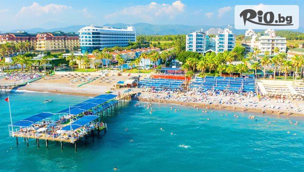 Самолетна почивка на първа линия в Алания през Септември и Октомври! 7 Ultra All Inclusive нощувки в Concordia Celes 5* + открит басейн с водна пързалка, СПА зона и полет от София