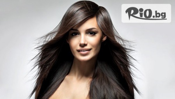 Боядисване с професионална италианска боя Farma Vita, Полиране на косата или Арганова терапия за коса + изсушаване - право или на четки на цени от 8.90лв, от Студио-V