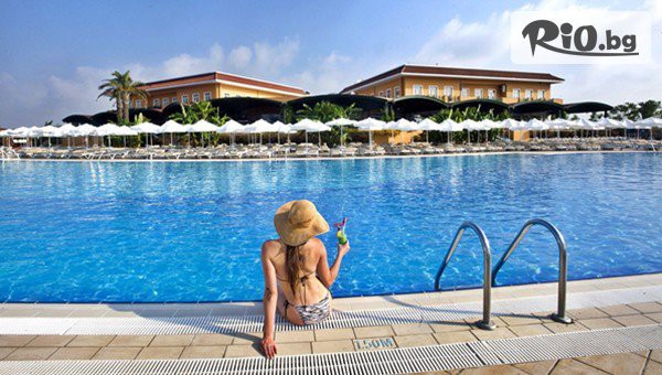 Ранни Записвания Лято 2026: Ultimate All Inclusive в Crystal Paraiso Verde Resort & SPA 5*, Белек! 7 Ultimate All Inclusive нощувки + басейн и водни пързалки, с полет от София