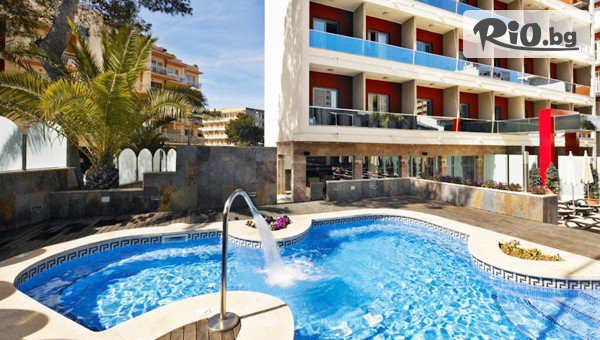 Ранни записвания за Самолетна почивка в MLL Mediterranean Bay 4*, Палма де Майорка, Испания! 7 нощувки със закуски и вечери + басейни през Август и Септември