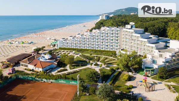 Лято 2026 в Хотел Лагуна Бийч 4*, на първа линия в Албена! All Inclusive нощувка + басейни, 2 шезлонга и 1 чадър на плажа, от 8 до 21.06 и от 7 до 13.09