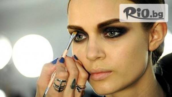 Стил и самочувствие с Официален професионален грим, плюс оформяне на вежди на цена от 7.50 лв. от Салон за красота "Перфект"!