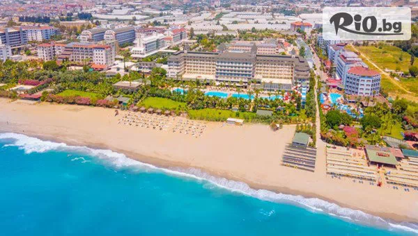 Самолетна почивка на първа линия в MC Arancia Resort Hotel 5*, Алания през Август! 7 Ultra All Inclusive нощувки, с полет от София
