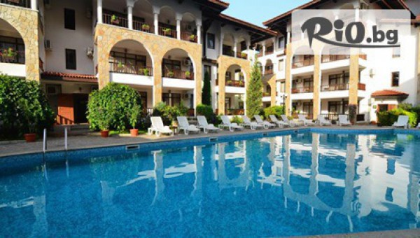 През Септември в Слънчев Бряг! 2,3 или 5 нощувки със закуски + басейн на цени от 55лв, от Апартаменти Северина