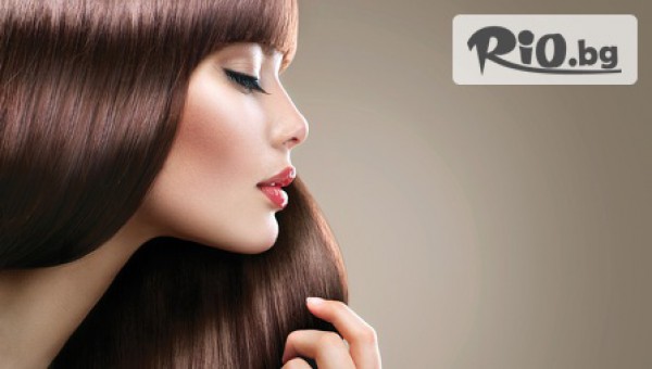 Полиране на коса с полировчик или Измиване с висок клас продукти, подстригване и оформяне със сешоар с 50% отстъпка - за 11.90лв, от Салон БЕНИ