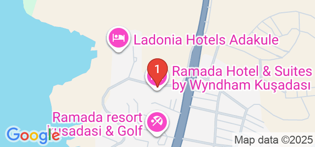 Ramada Resort By Windam Kusadasi Карта