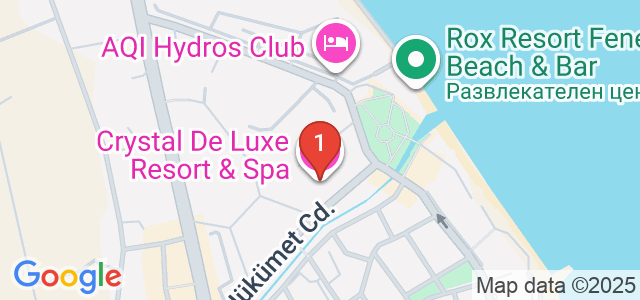 Crystal De Luxe Resort & Spa Карта