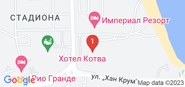 Хотел Котва Карта