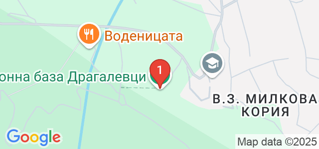 Конна база Драгалевци Карта