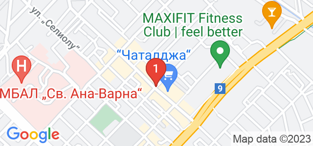 Магазин Оптика "Христови" Карта