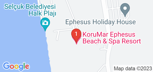 Korumar Ephesus Beach & Spa Resort Карта