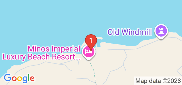 Minos Imperial Luxury Beach Resort Карта