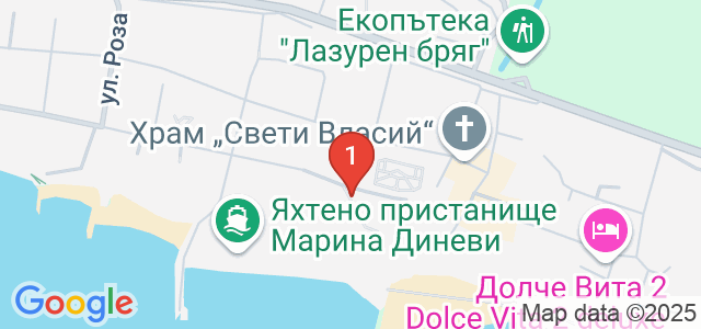 Комплекс Долче Вита 3* Карта