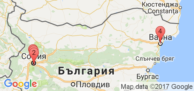 http://globaltour.bg/ Карта