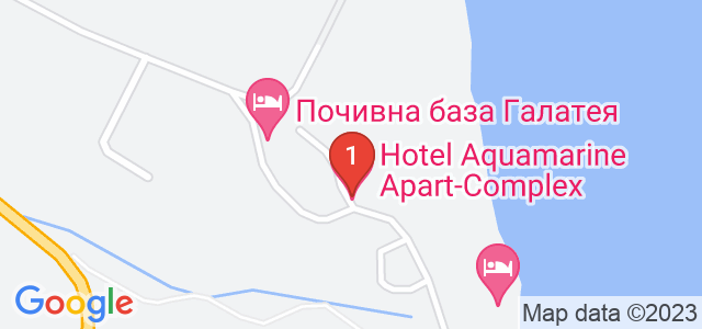 Хотел Аквамарин Карта