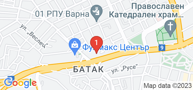 Спортен комплекс "Атлас" Карта