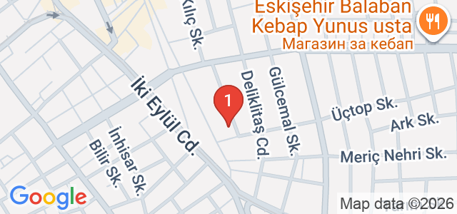 Ескишехир Карта