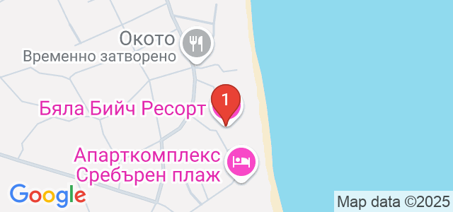 Byala Beach Resort Карта