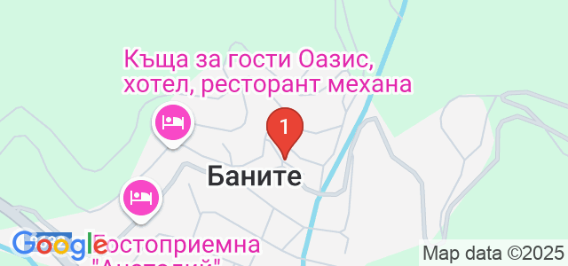 Семеен еко хотел Бялата къща Карта