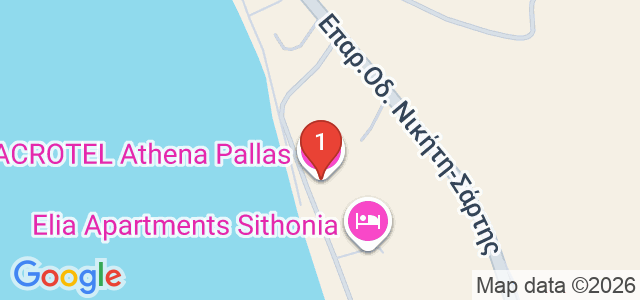 Acrotel Athena Pallas & Residence Карта
