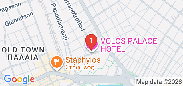Volos Palace Карта