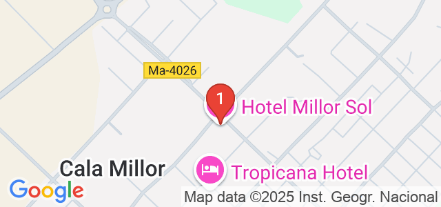 Hotel Millor Sol Карта