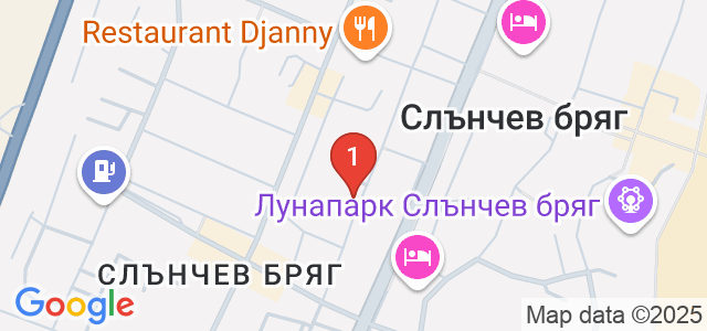 Семеен хотел Солар Централ Карта