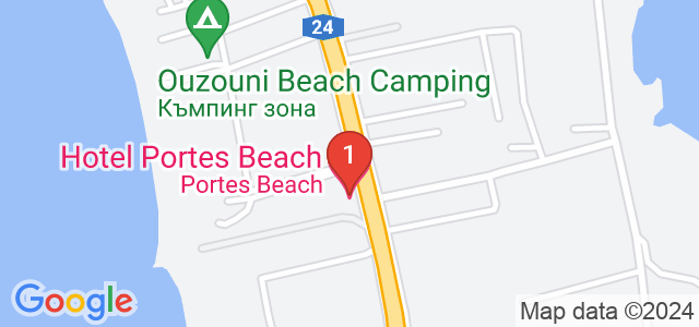 Portes Beach Hotel Карта