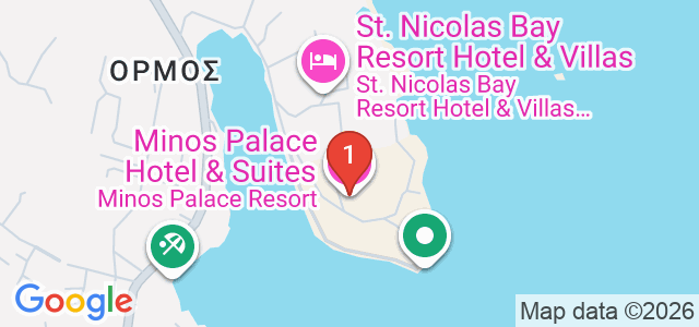 Minos Palace Resort - Adults Only Карта