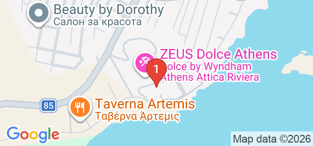 Zeus Dolce Athens Карта