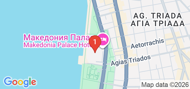 Makedonia Palace Карта