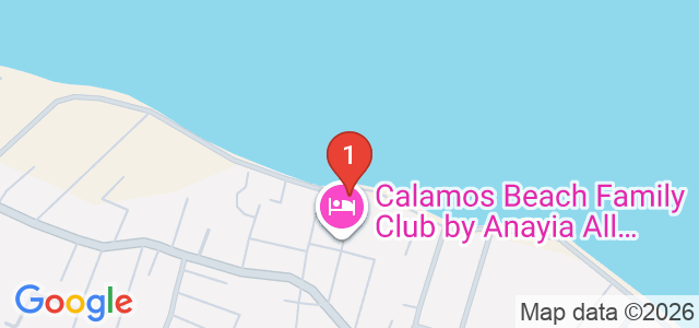 Calamos Beach Family Club Карта
