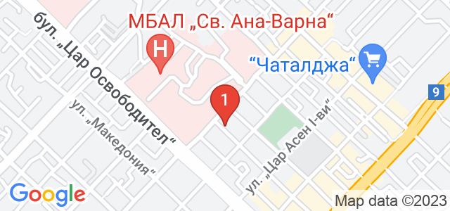 Студио за красота "ВАЛИ СТИЛ " Карта