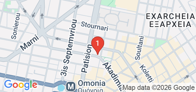 Zeus Essence Athens Central Карта