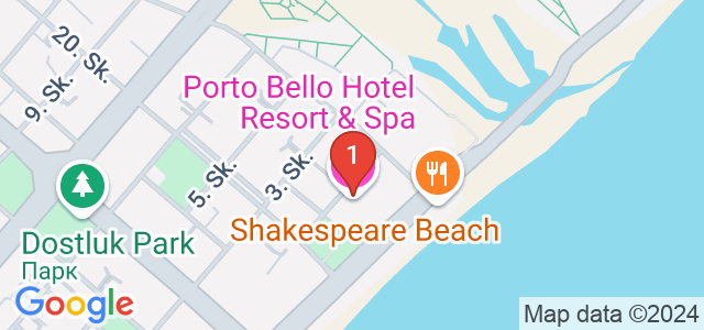 Porto Bello Hotel Resort & Spa Карта