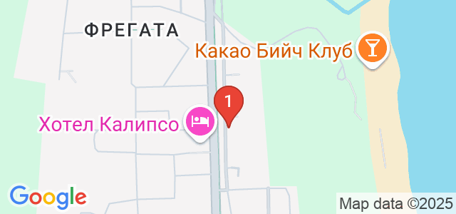 Хотел Нимфа Русалка Карта