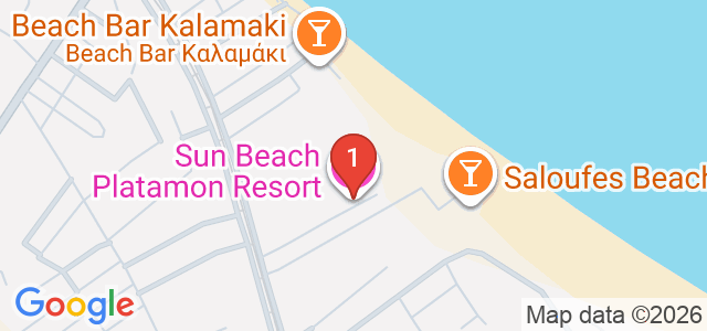 Sun Beach Platamonas Карта