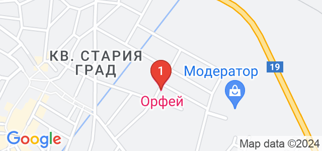 Хотел Орфей Карта