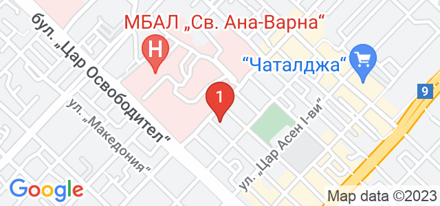 Студио за красота "ВАЛИ СТИЛ " Карта