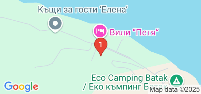 Къща за гости Слънчев цвят Карта