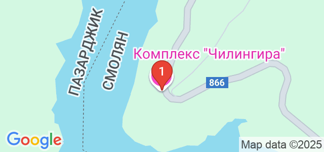 Комплекс Чилингира Карта