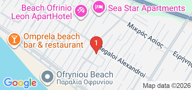 Doukas Aparthotel Карта