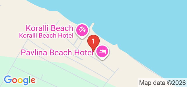 Pavlina Beach Карта