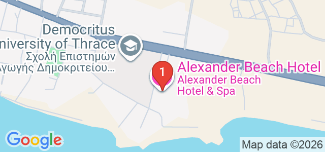 Alexander Beach Hotel&Spa Карта