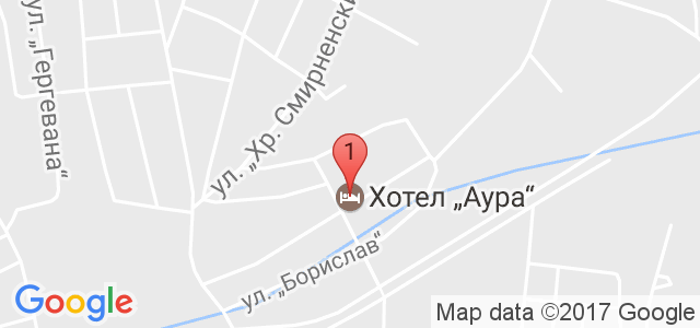 Балнеохотел Аура Карта