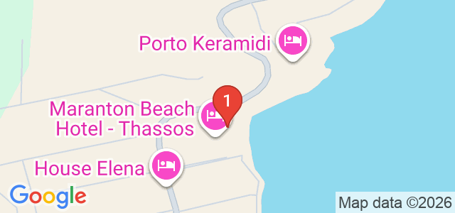 Maranton Beach Hotel Карта